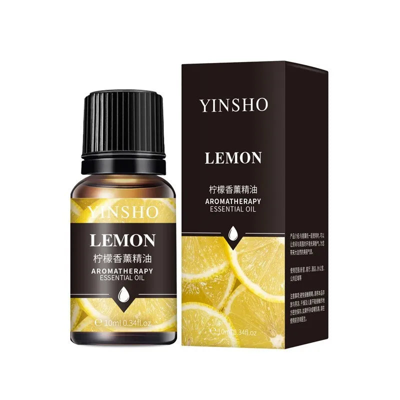 17 Flavors 10ml Essential Oils For Aroma Diffuser AirHumidifier Home Water-soluble Lavender Rose Eucalyptus White Peach Oolong