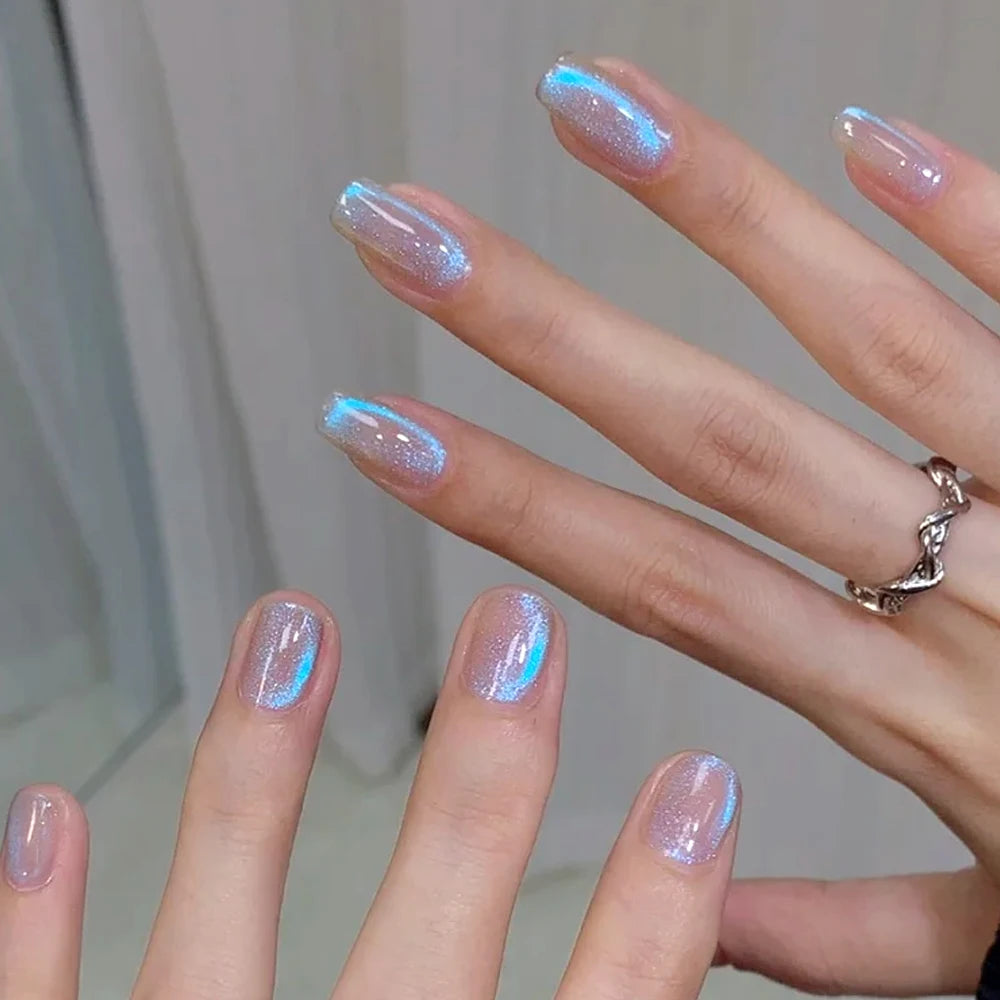 KODIES GEL Moonlight Cat Eye Gel Nail Polish Aurora Blue Strong Magnetic Nail Gel Varnish Semi Permanent UV Glimmer Manicure Art