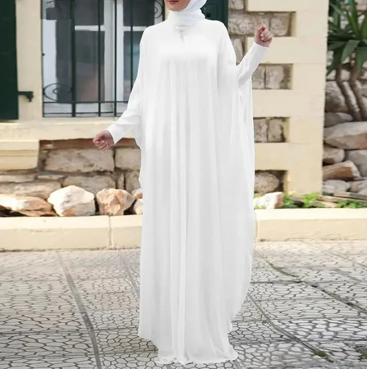 Eid Muslim Abayas for Women Modest Fake Two Pieces Dresses Islam Vestidos Arab Long Robe Jalabiya Ramadan Morocco Dubai Kaftan