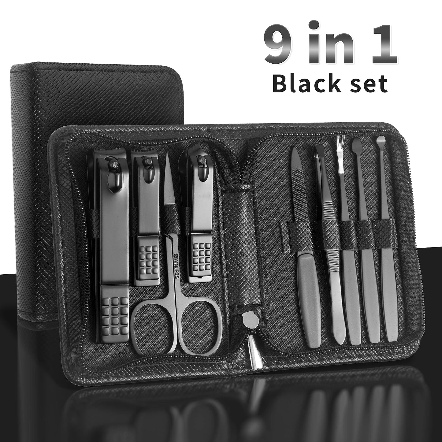 40 pcs Nail Clippers Manicure Tool Set, With Portable Travel Case, Dead Skin Clippers, Cuticle Nippers And Cutter Kit, Nail Cl