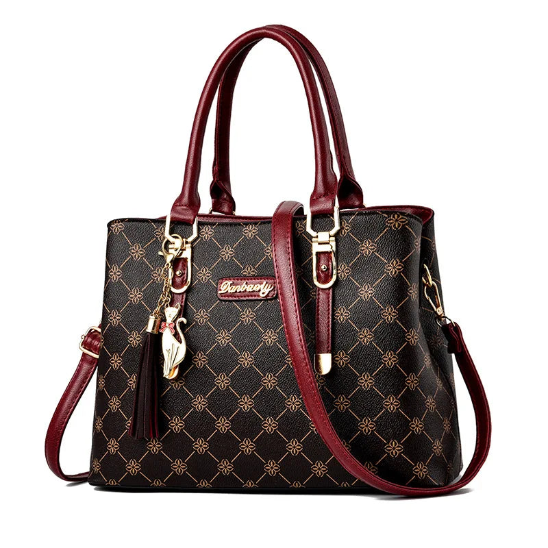 2025 Fashion New Women's Handbag High Quality Large Capacity Crossbody Bag Classic Retro Shoulder Bag Commuter Tote Bag Women