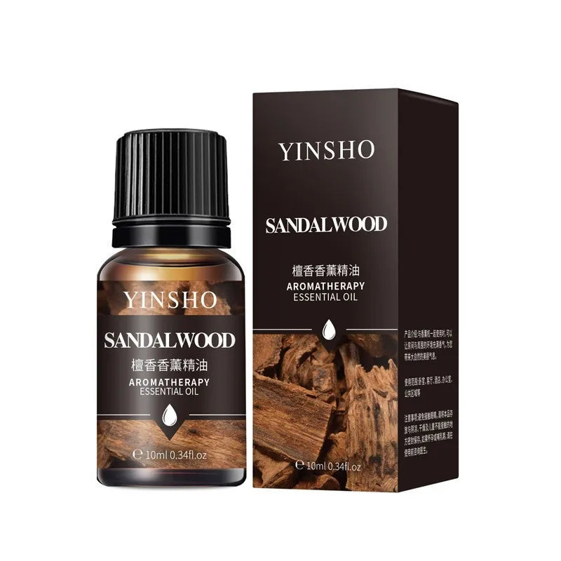 17 Flavors 10ml Essential Oils For Aroma Diffuser AirHumidifier Home Water-soluble Lavender Rose Eucalyptus White Peach Oolong