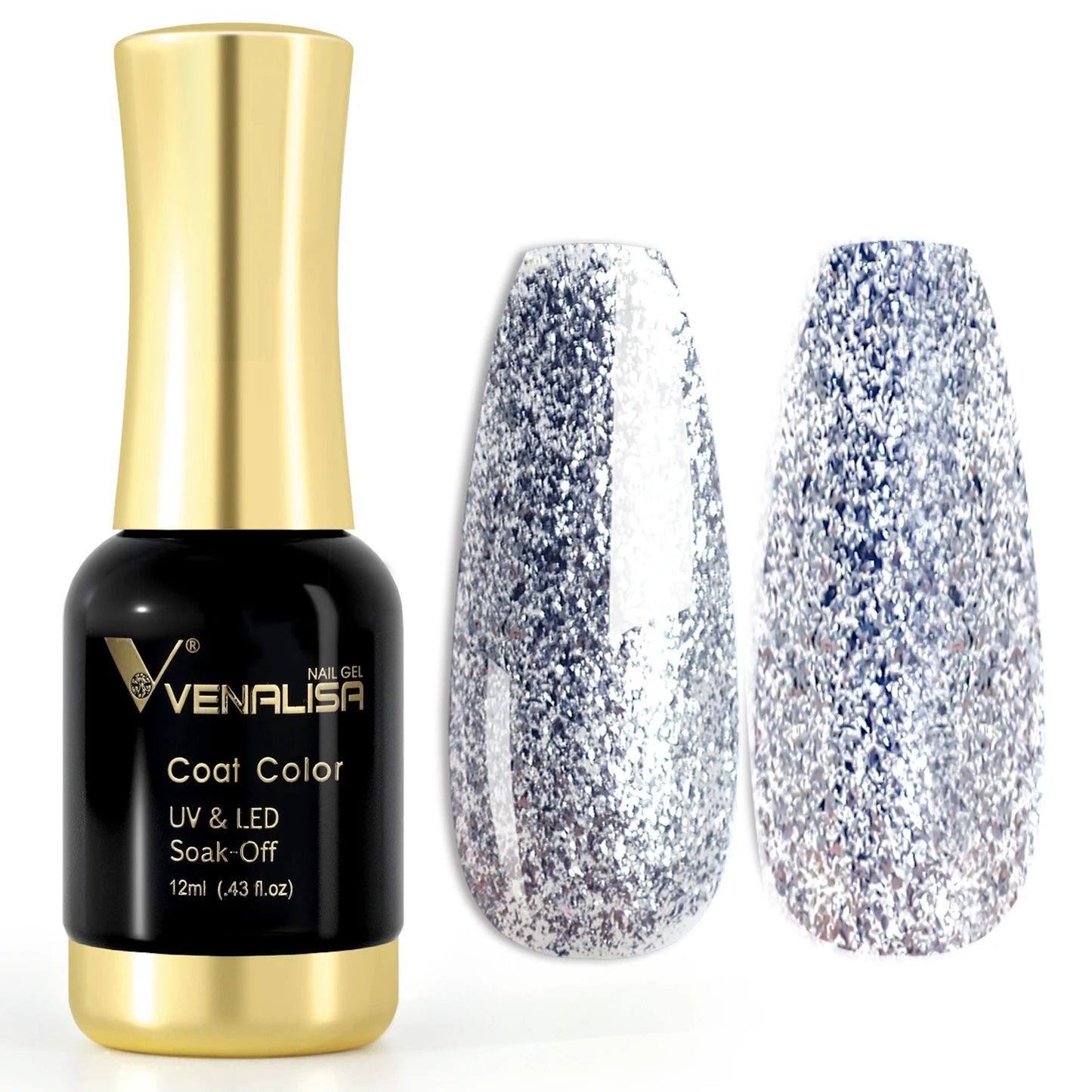 Venalisa 12ml Tempered Top Coat Bright Effect LongWear Color Natural Pink Nude Nail Gel Polish High Quality Platinum Gel Varnish