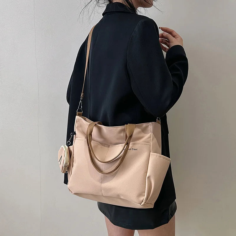 Waterproofed Women's Handbag Shoulder Crossbody Bags Oxford Tote Bag for Student Ladies Female Handbag Bolsa Bolsas Para Mujeres