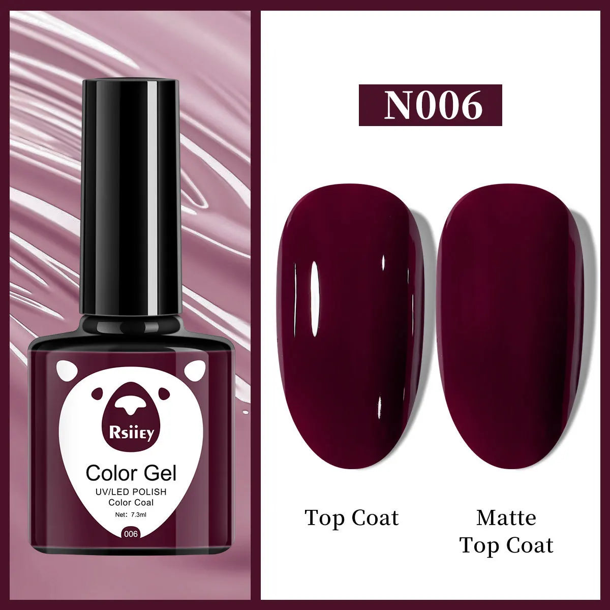 1pcs 7.3ml White Gel Nail Polish French Manicure Gel Polish Semi Permanent Soak Off UV Gel Varnish Base Top Coat Winter Nail 105