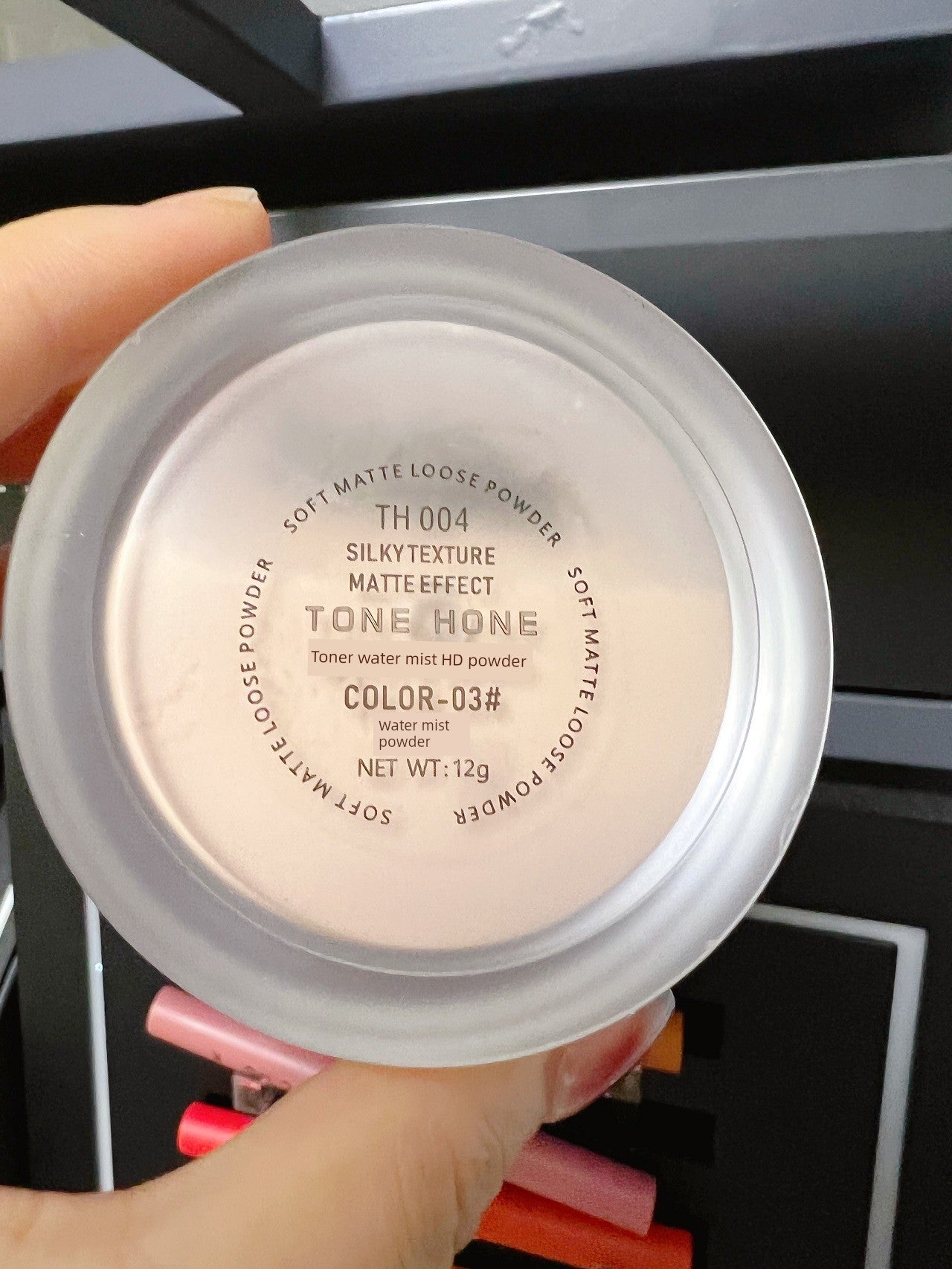 Tonehone HD Water Mist Powder Face Powder Shimmer Matte Oil Control and Skin Grinding Invisible Pore Tonehone Finishing Powder
