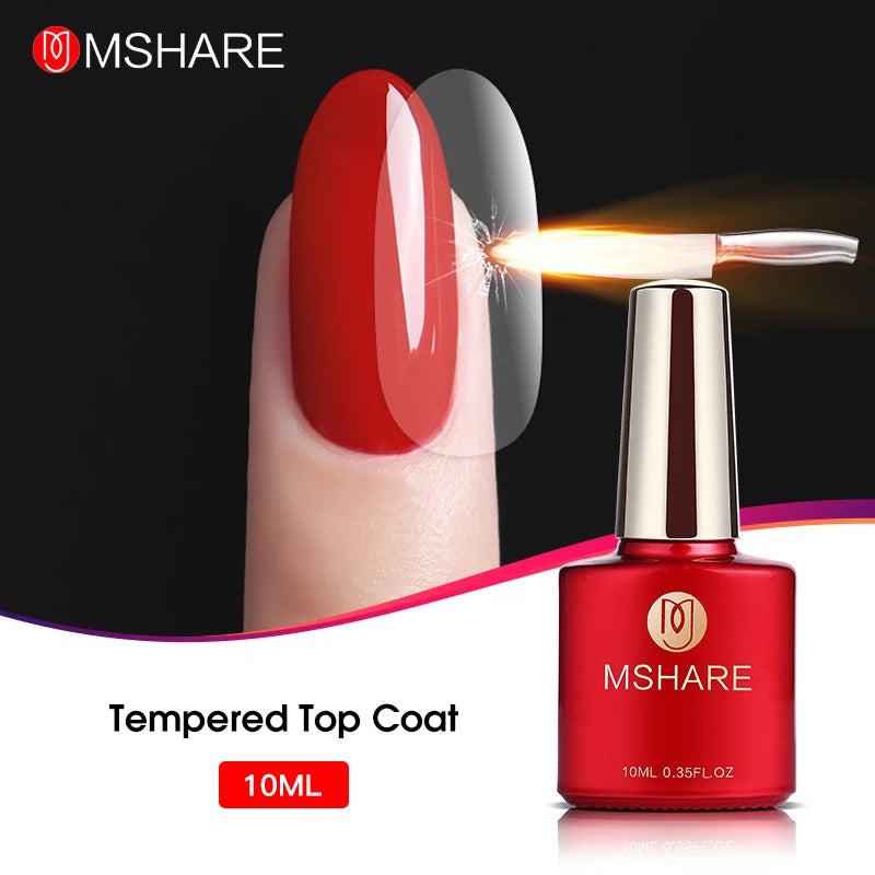 MSHARE Beige Pink Self Leveling Gel Manicure for Finger Nail Extensions Varnish Clear Lacquer Quick Building Diy at Home