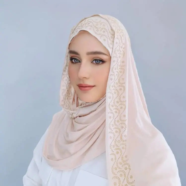 Modal Cotton Jersey Hijab Scarf For Muslim Women Shawl Stretchy Easy Plain Hijabs Scarves Headscarf African Woman Turban Ramadan