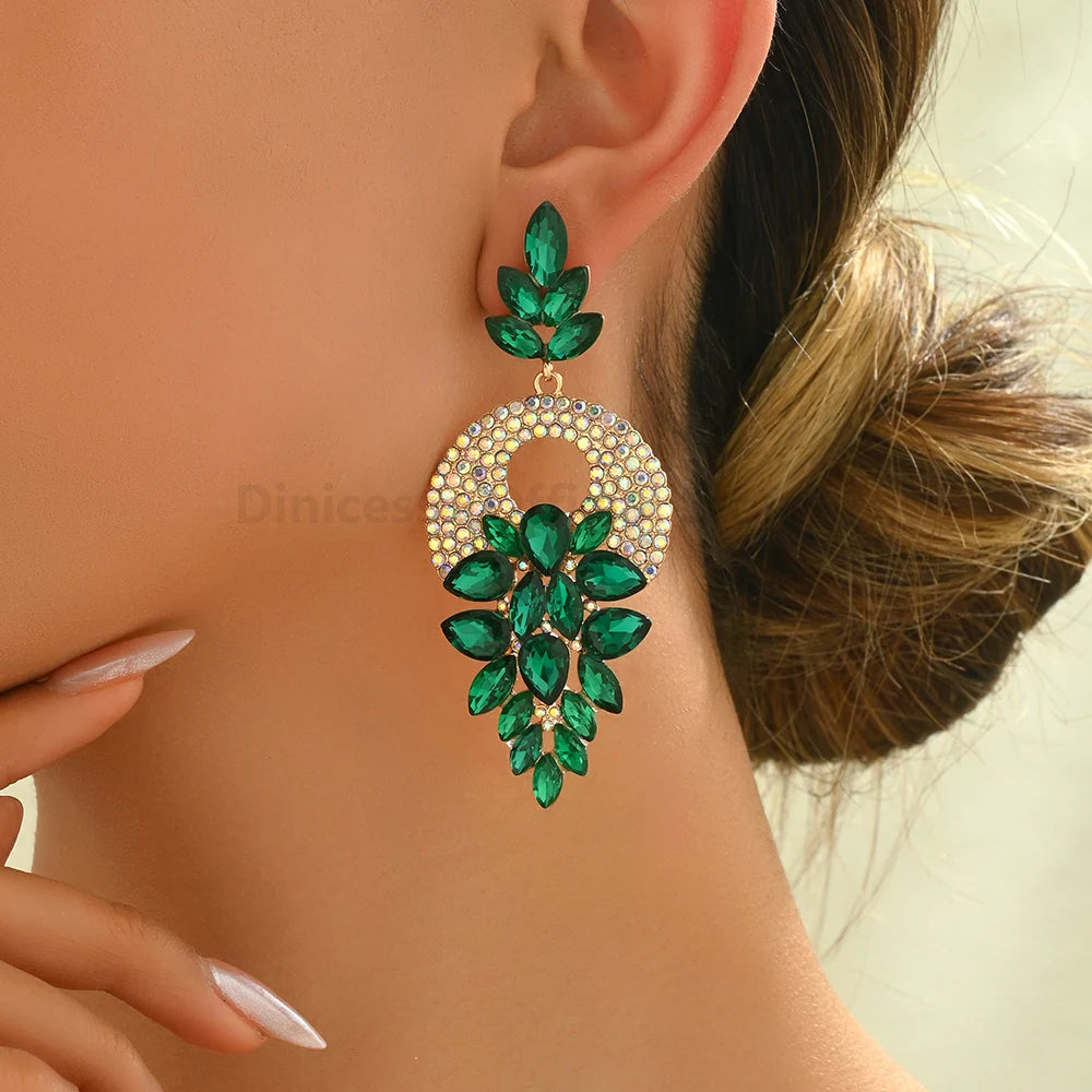 Elegant And Atmospheric Pendant Earrings With Unique And Niche Splicing Design Are Jewelry Accessories For Women's Parties