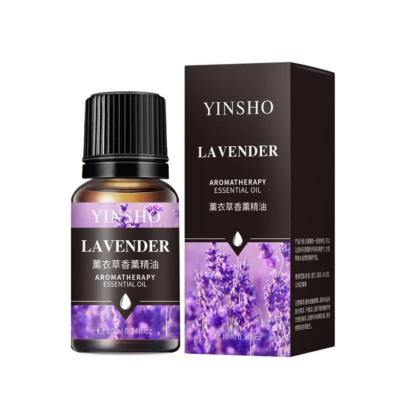 17 Flavors 10ml Essential Oils For Aroma Diffuser AirHumidifier Home Water-soluble Lavender Rose Eucalyptus White Peach Oolong