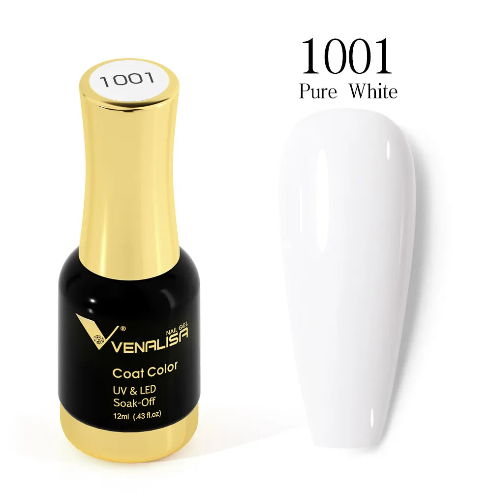 VENALISA #1004 Nude Pink French Nail Art Design Super Texture Semi Permanent Pastel Varnish Soak Off UVLED Pigmented Gel Lacquer