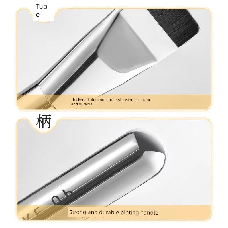 Li Jiaqi Recommend Best Selling One Word Powder Foundation Brush Ultra-Thin Seamless Smear-Proof Makeup Flat Head Flat Head Liquid Foundation Makeup Brush