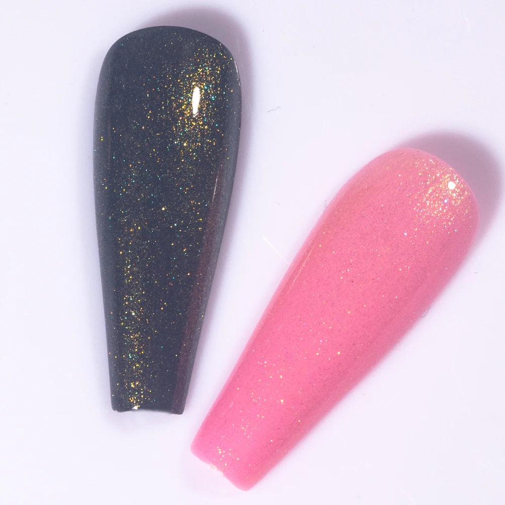 KODIES GEL Glitter Top Coat Shimmery Gold UV Gel Nail Polsih Holographic Laser Gellak Semi Permanent Super Shine Topcoat No Wipe