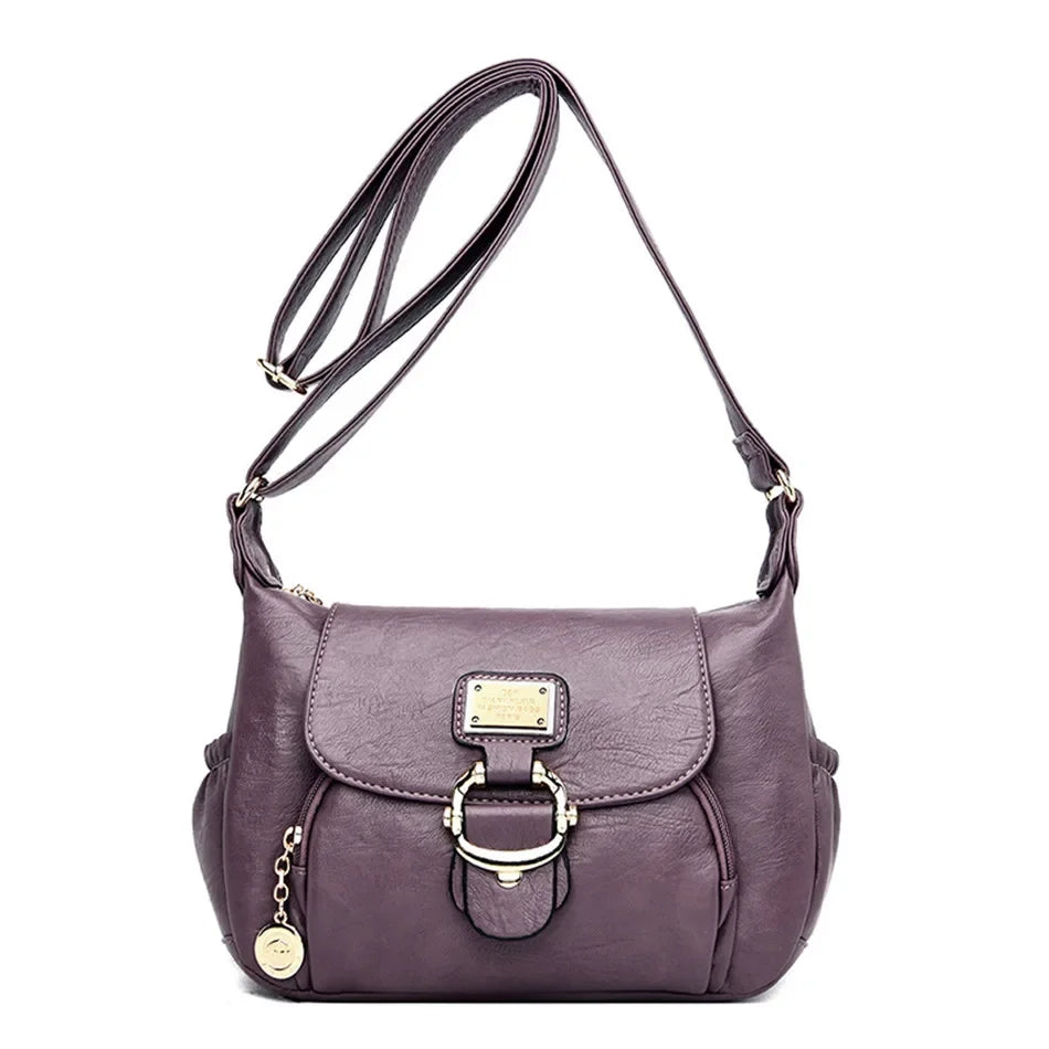 Ladies Luxury Brand Handbags Sac A Main Crossbody Bags for Women 2025 Leather Shoulder Bags Female Messenger Bag Soft Flap Bag