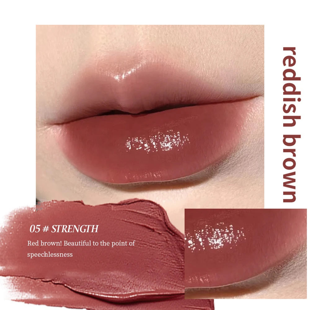 Water Lipstick – Sheer Long-Lasting Lip Gloss Stick, Glowy & Glossy Texture, Moisturizing, Transparent & Buildable Color
