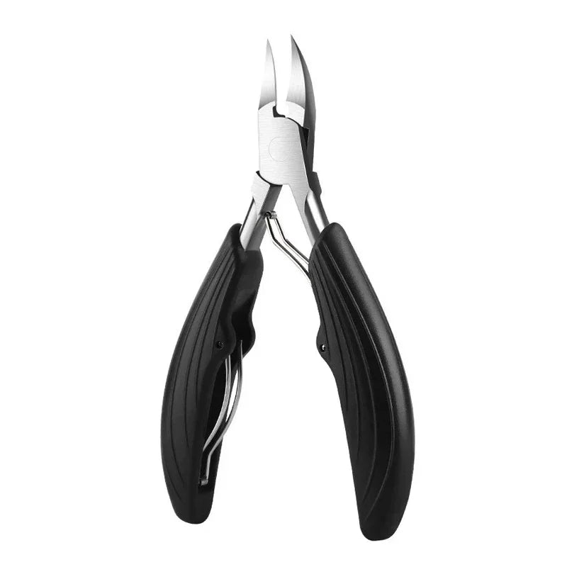 Profissional Toe Nail Clippers, cortador, ferramenta unha encravada, unhas grossas, pele morta,super afiada