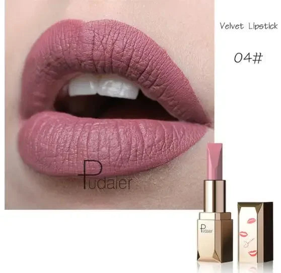 New Sexy Nude 26 Color Cosmetics Lip Stick Moisturizer Long Lasting Lips Batom Makeup Matte Black Lipstick Waterproof maquiagem