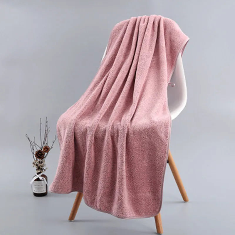Towel, bamboo charcoal fiber, coral velvet towel, bath towel set, thickened face wash towel, sports towel