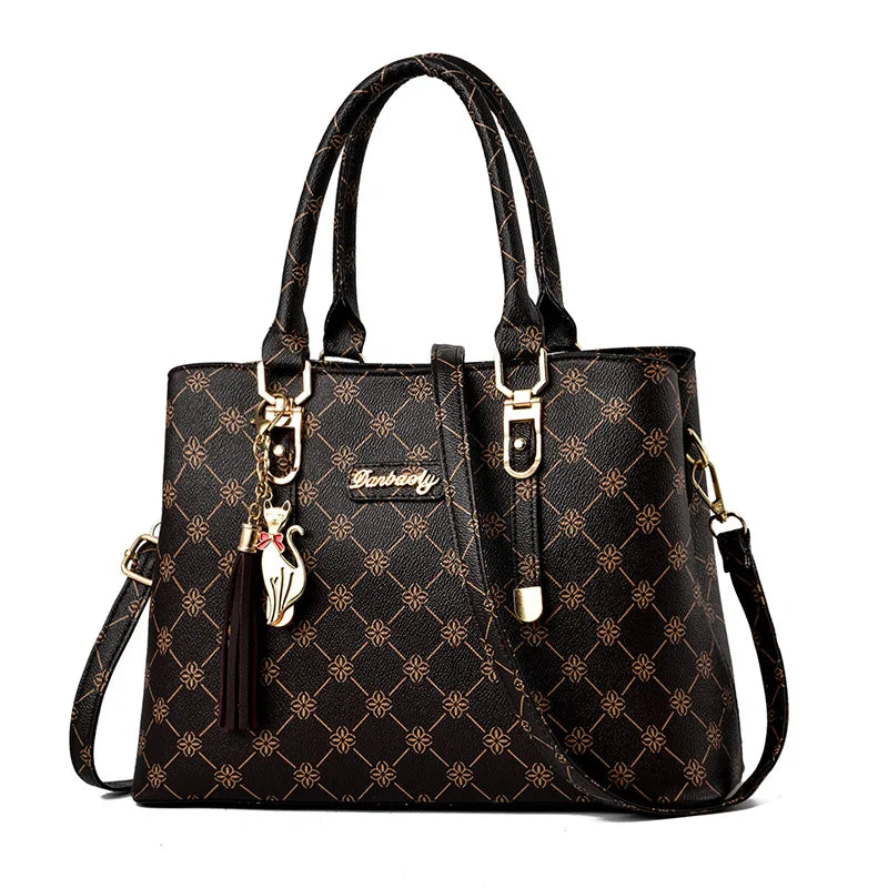 2025 Fashion New Women's Handbag High Quality Large Capacity Crossbody Bag Classic Retro Shoulder Bag Commuter Tote Bag Women