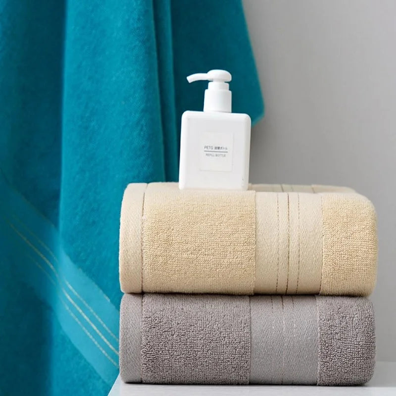 70*140cm Home Bathroom Bath Towel Adult General Absorbent Hotel Beauty Salon Bath Towel Beach Towel