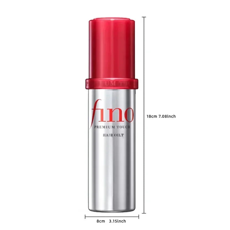 Fino Nourishing Hair Serum 70ml - Lightweight Smoothing Serum for Dry/Frizzy Hair - Instant Shine & Repair Hair Conditioner
