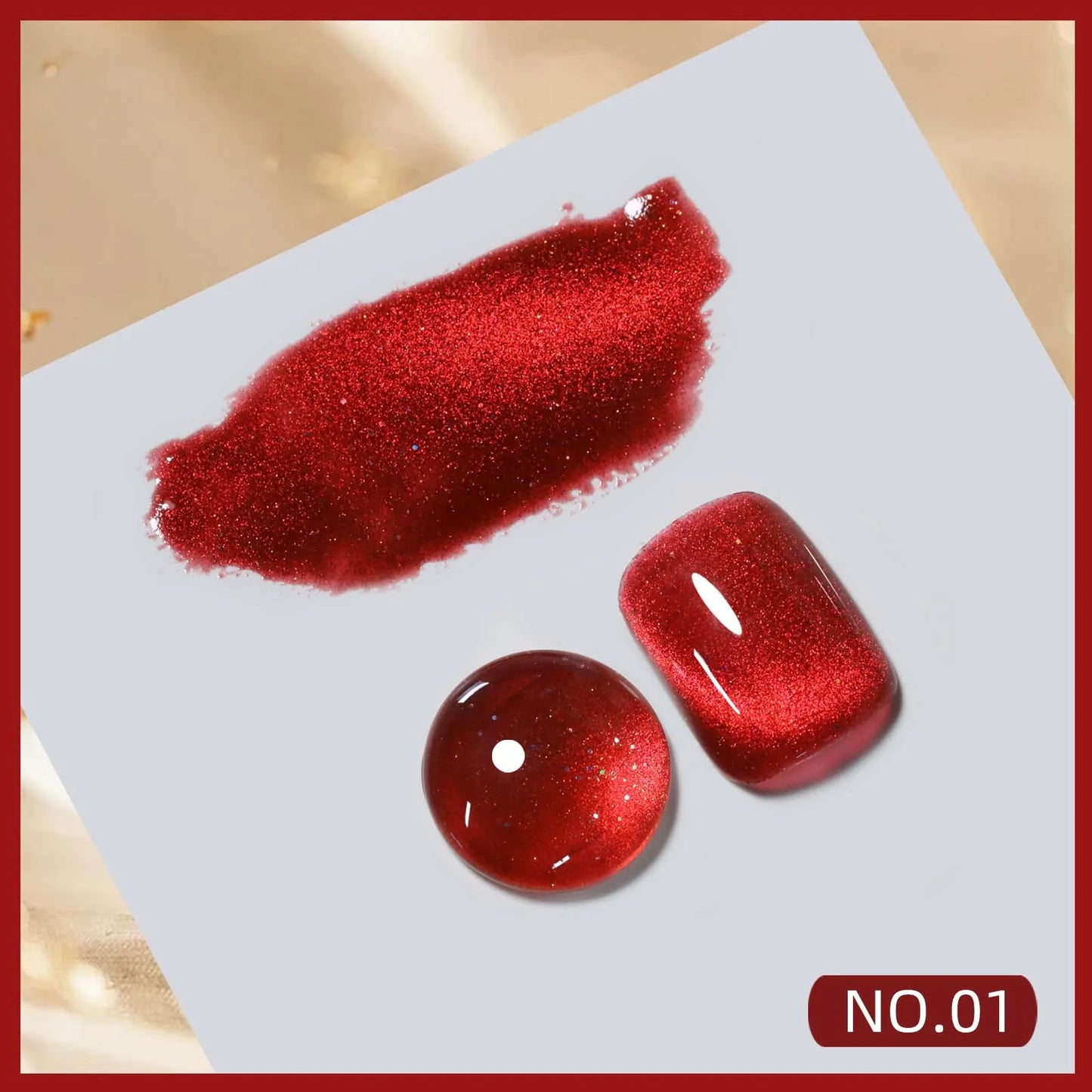 7.5ml Burgundy Cherry Red Glitter Jelly Ruby Cat Eye Nail Polish Gel Magnetic Nail Polish Gel Handmade Art Shiny Varnish UV Gel