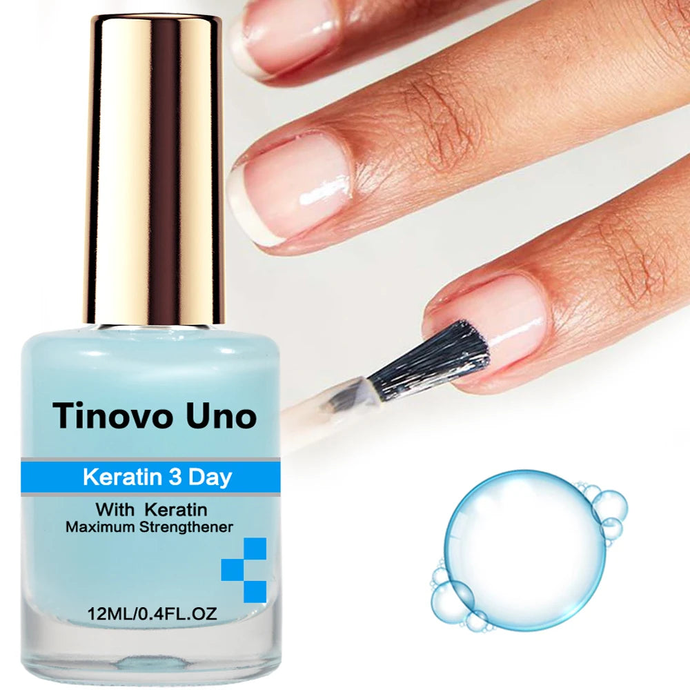 Tinovo Uno Metallic Blue Nail Polish Normal Regular Nail Lacquer Mirror Shine Finish Base Coat Top Oil Manicure Nail Supplies