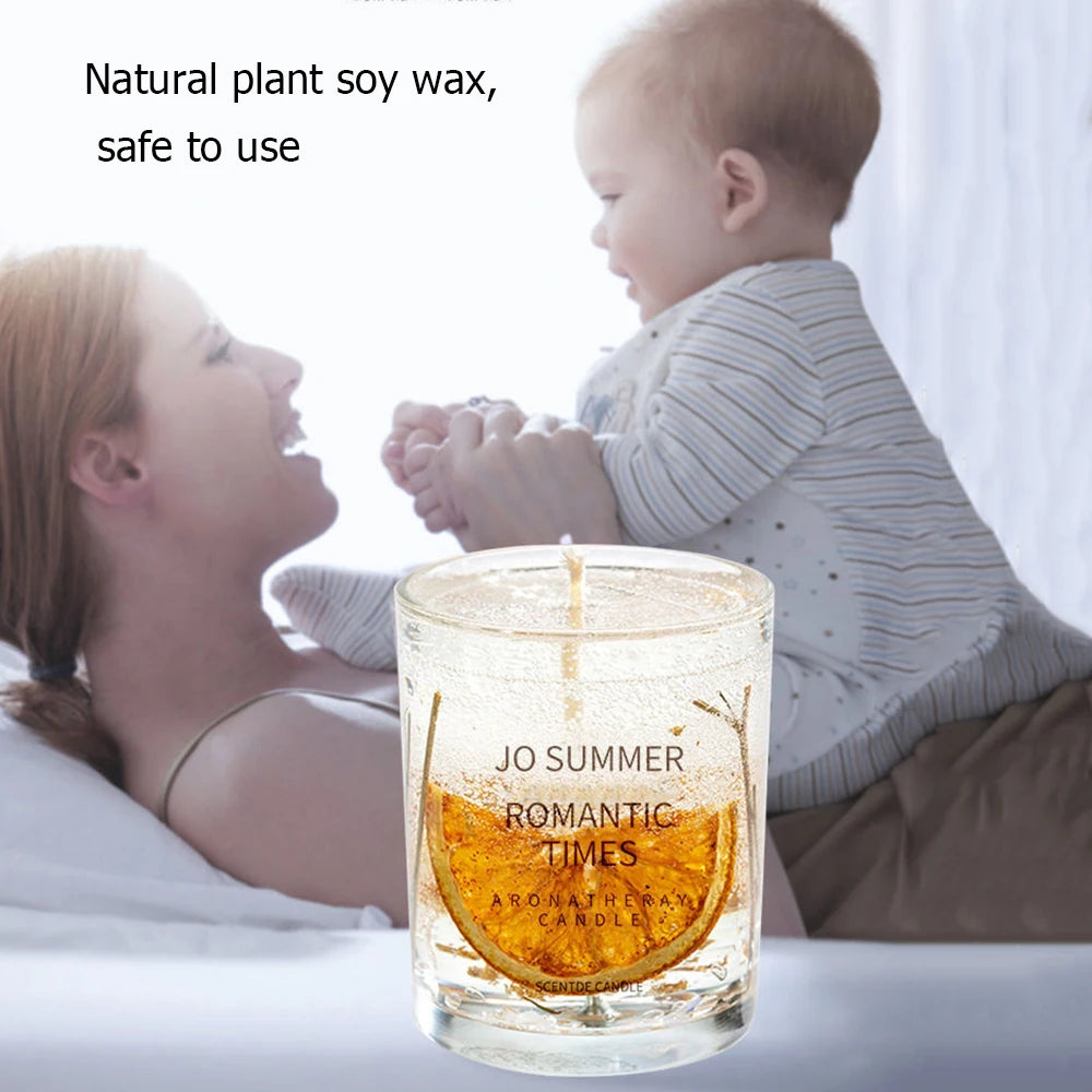 Scented Wax Candle Smokeless Aromatic Soybean Candles Aromatherapy Wedding Birthday Party Gift 2025 Christmas Home Decoration