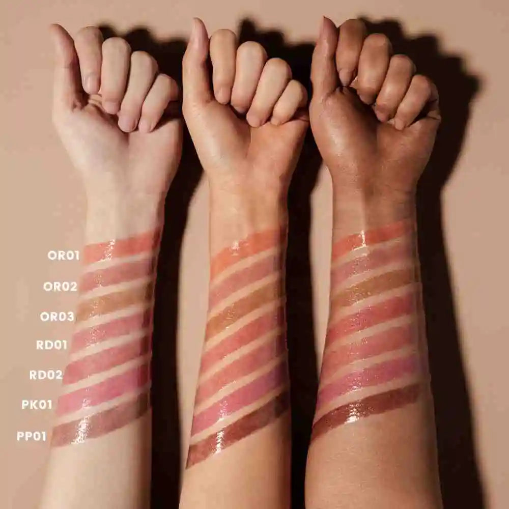 FOCALLURE Pearlescent Lip Glosses Stick Moisturizing Long Lasting Sexy Sparkling Lip Balms Shimmer Lipstick Pen Makeup Cosmetics