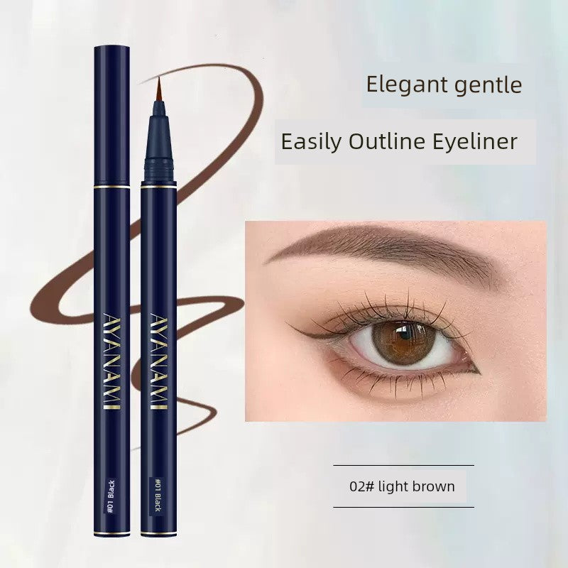 Li Jiaqi Recommend Liquid Eyeliner Novice Not Easy to Smudge Long-Lasting Natural Shadow Eye Shadow Pen Beginner Genuine Goods