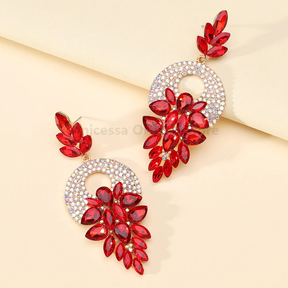 Elegant And Atmospheric Pendant Earrings With Unique And Niche Splicing Design Are Jewelry Accessories For Women's Parties