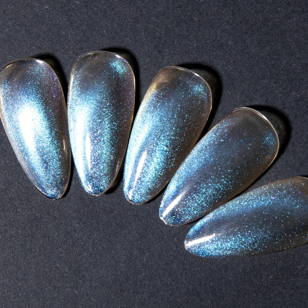KODIES GEL Moonlight Cat Eye Gel Nail Polish Aurora Blue Strong Magnetic Nail Gel Varnish Semi Permanent UV Glimmer Manicure Art