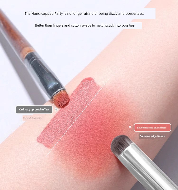 Ayanami round Head Lipstick Mini Concealer Lip Brush