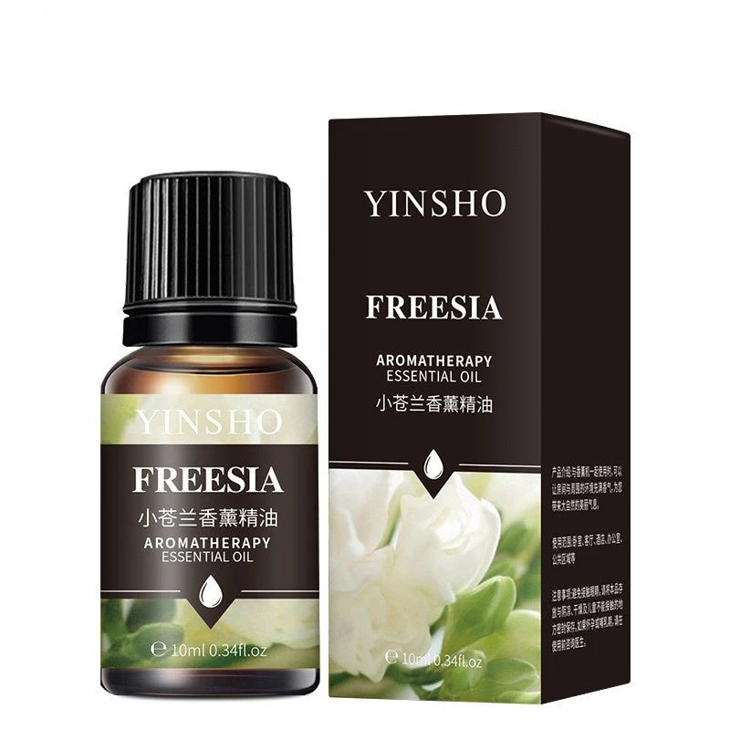 17 Flavors 10ml Essential Oils For Aroma Diffuser AirHumidifier Home Water-soluble Lavender Rose Eucalyptus White Peach Oolong