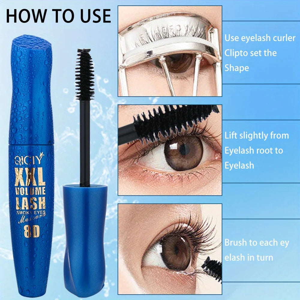Waterproof, sweat-proof, slender and non-dizzy makeup, long-lasting, dense and quick-drying mascara