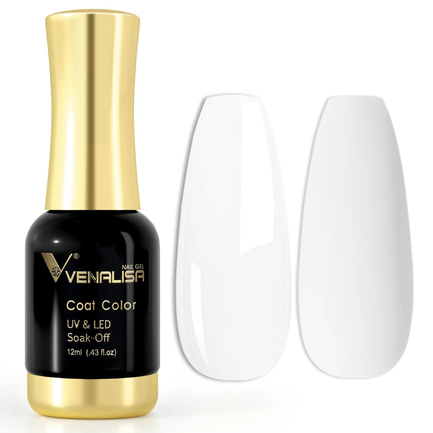 Venalisa 12ml Tempered Top Coat Bright Effect LongWear Color Natural Pink Nude Nail Gel Polish High Quality Platinum Gel Varnish