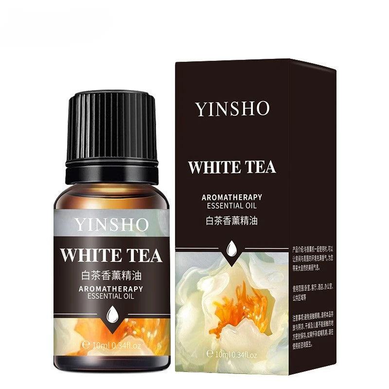 17 Flavors 10ml Essential Oils For Aroma Diffuser AirHumidifier Home Water-soluble Lavender Rose Eucalyptus White Peach Oolong