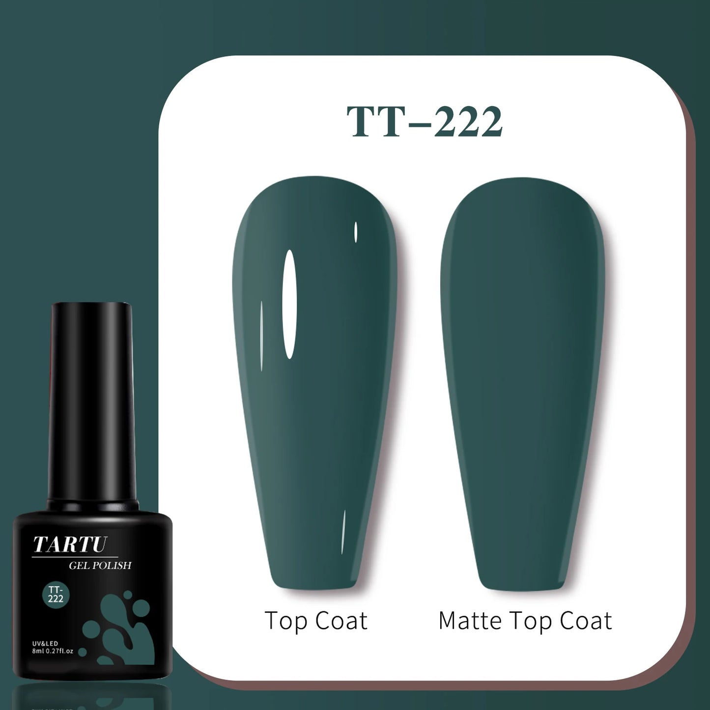 TARTU 8ml Gel Nail Polish 63 Colour Burgundy Red Nude Nails Art Soak Off UV/LED Manicure Beautylux Vernis Semi Permanent Esmalte