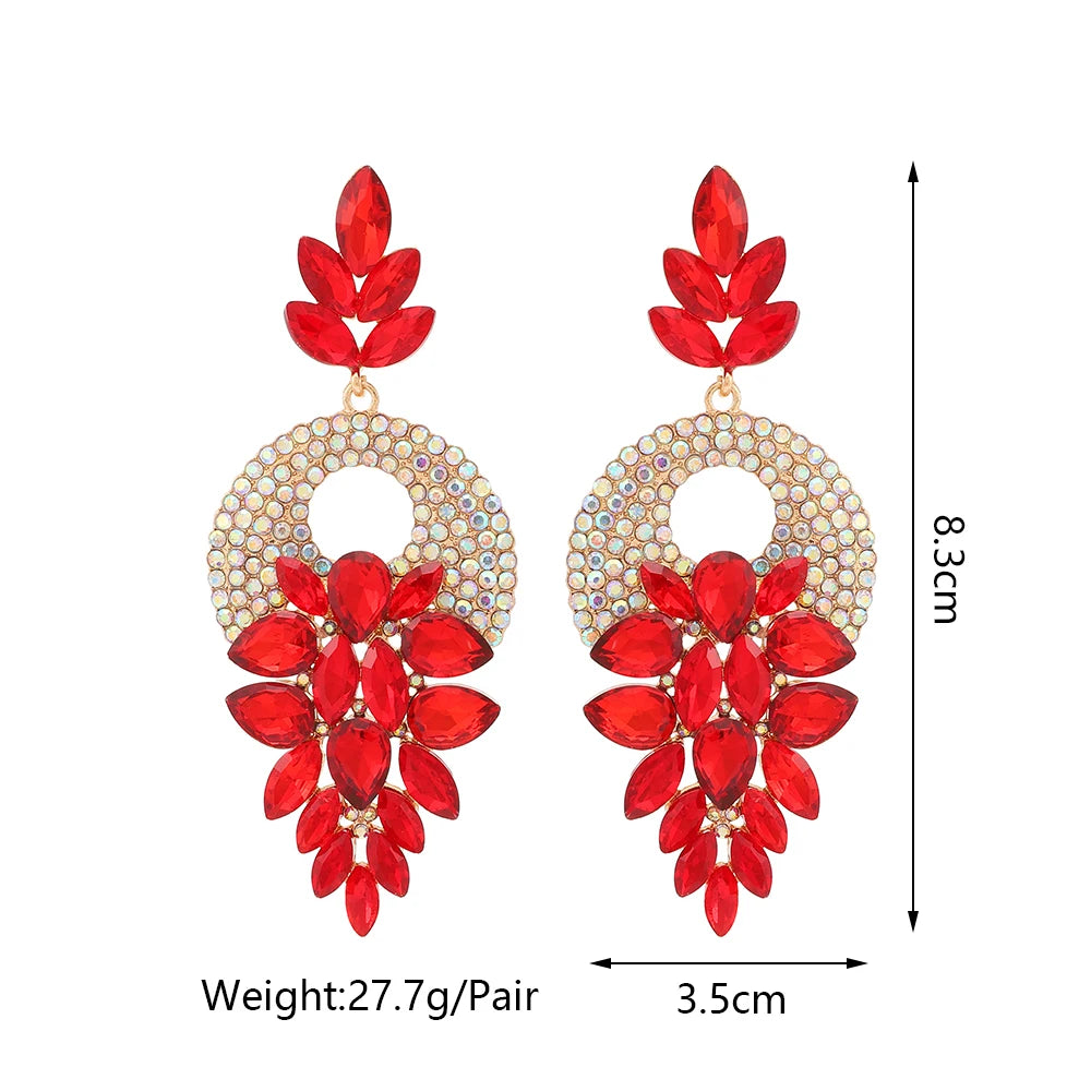 Elegant And Atmospheric Pendant Earrings With Unique And Niche Splicing Design Are Jewelry Accessories For Women's Parties