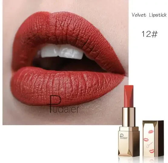 New Sexy Nude 26 Color Cosmetics Lip Stick Moisturizer Long Lasting Lips Batom Makeup Matte Black Lipstick Waterproof maquiagem
