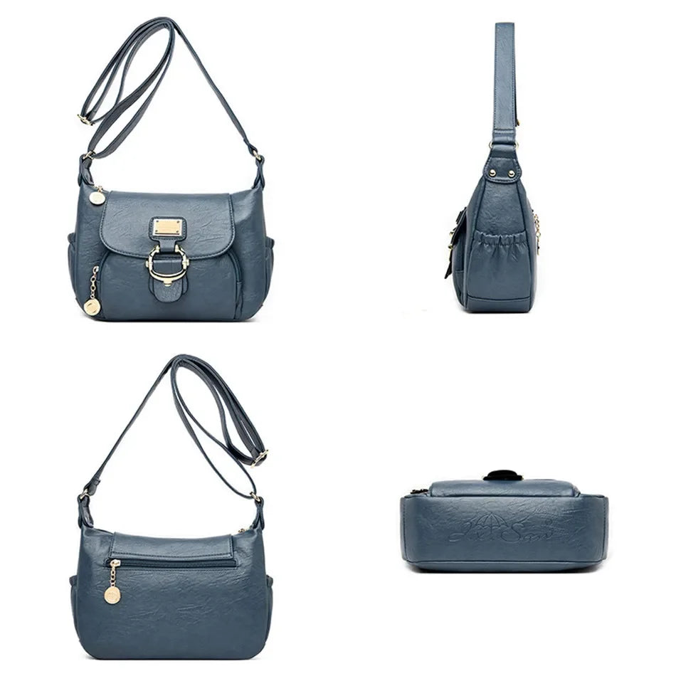Ladies Luxury Brand Handbags Sac A Main Crossbody Bags for Women 2025 Leather Shoulder Bags Female Messenger Bag Soft Flap Bag
