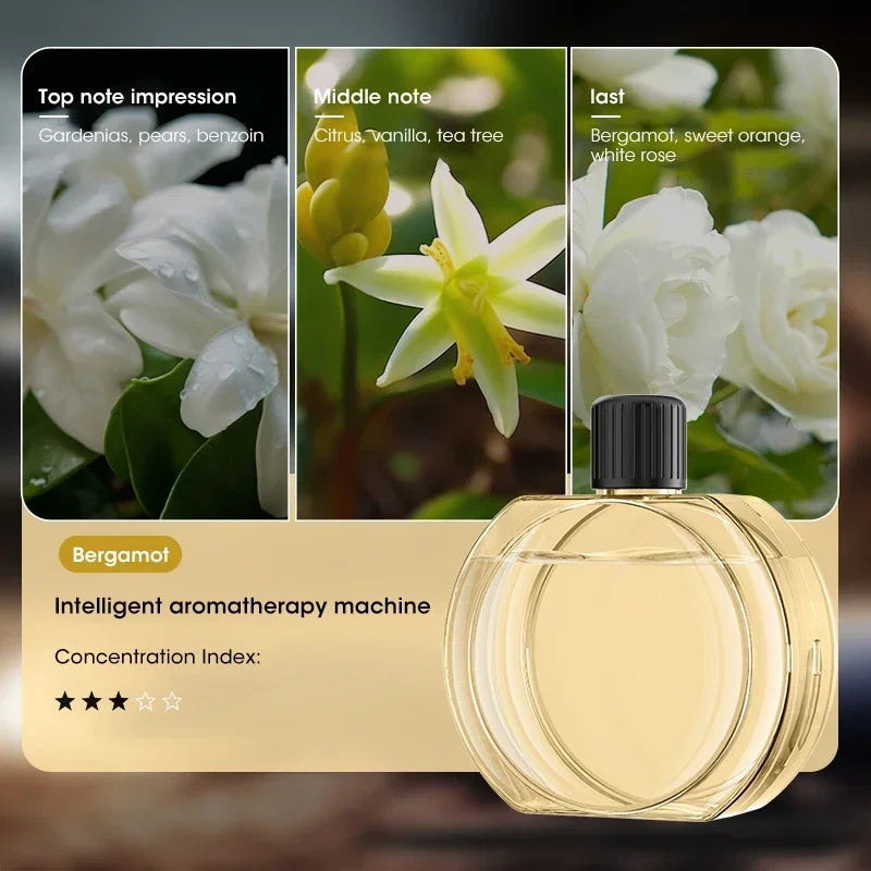 40ml Wall Mounted Essential Oils Diffuser Aroma Diffuser 5 Modes Air Freshener With Night Light Toilet Home Room Fragrance Gift