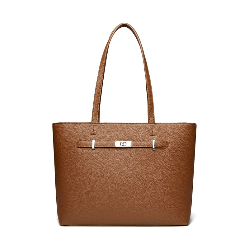 Elegant Leather Shoulder Bag For Women, Crossbody Messenger Handbags Timeless Design By Famous Luxury Brand