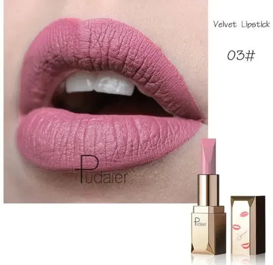 New Sexy Nude 26 Color Cosmetics Lip Stick Moisturizer Long Lasting Lips Batom Makeup Matte Black Lipstick Waterproof maquiagem