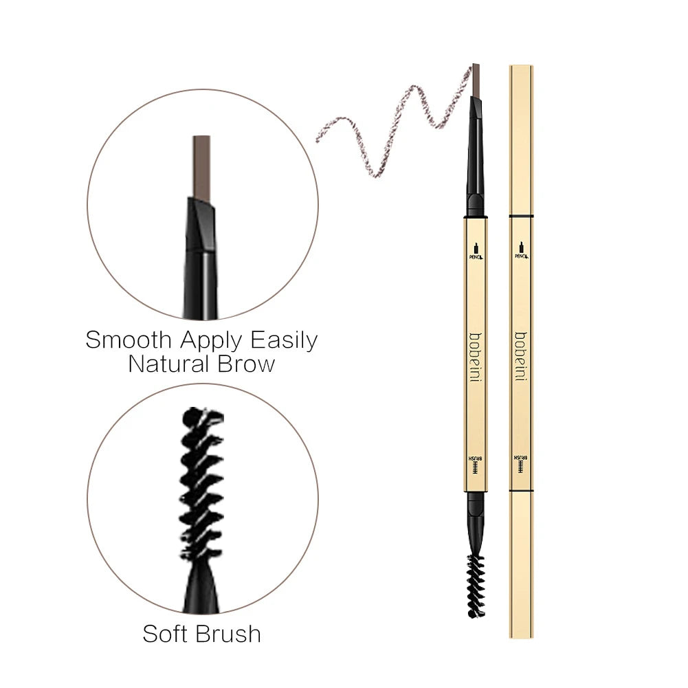 Dual-Ended Waterproof Eyebrow Pencil – Precise, Long-Lasting & Smudge-Proof Brow Makeup