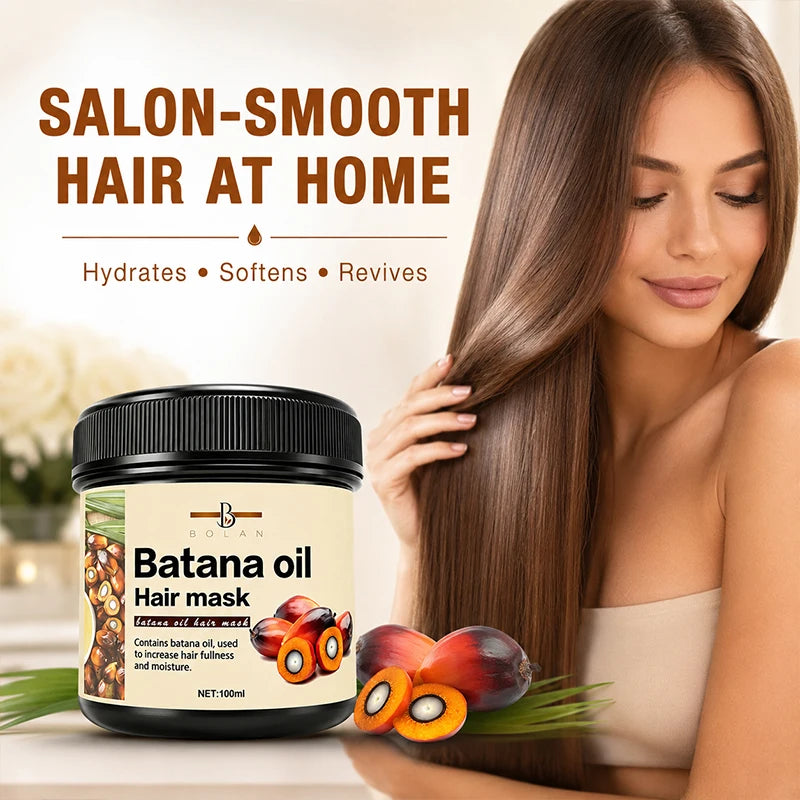 Bolan Hair Mask Dual Oil Control Moisturizer Conditioner Soft Smooth Frizz Damaged Repair Revitalize Hair Care