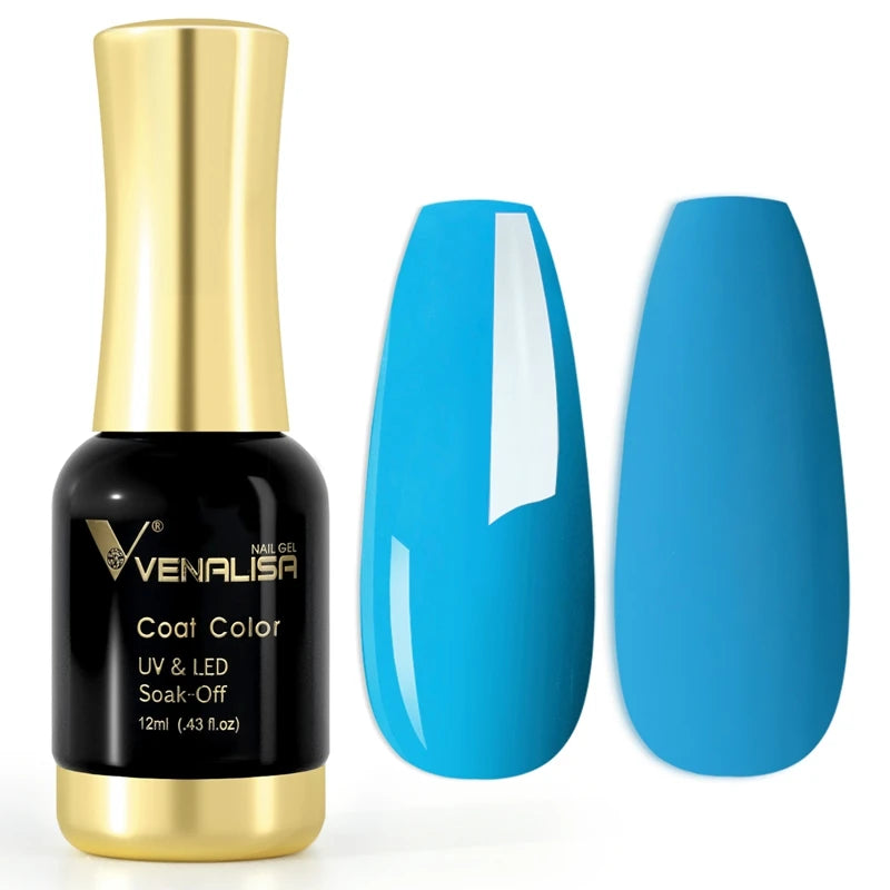 VENALISA #1004 Nude Pink French Nail Art Design Super Texture Semi Permanent Pastel Varnish Soak Off UVLED Pigmented Gel Lacquer
