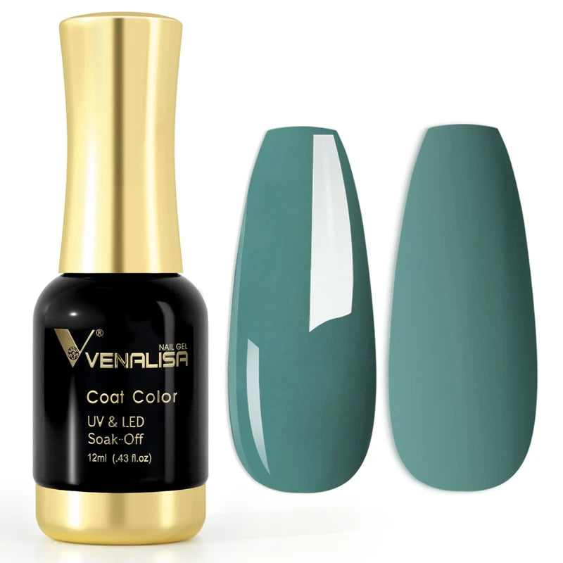 VENALISA #1004 Nude Pink French Nail Art Design Super Texture Semi Permanent Pastel Varnish Soak Off UVLED Pigmented Gel Lacquer