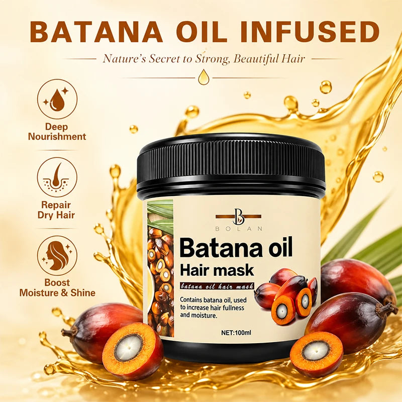 Bolan Hair Mask Dual Oil Control Moisturizer Conditioner Soft Smooth Frizz Damaged Repair Revitalize Hair Care