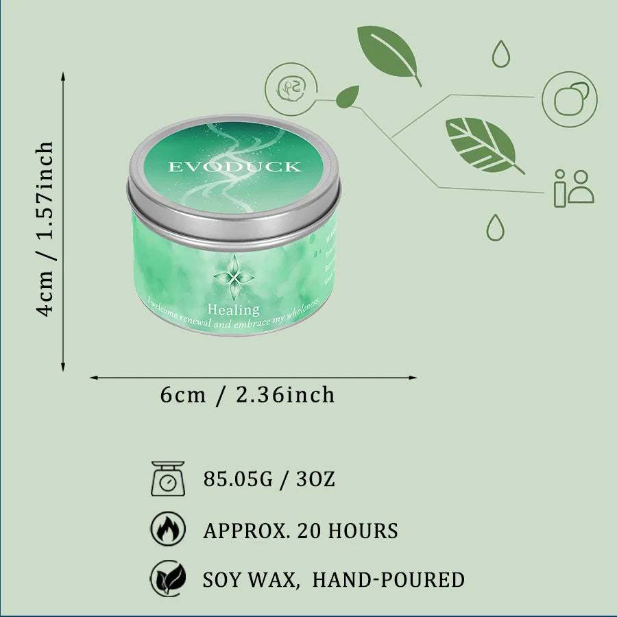 Aromatherapy Soy Wax Scented Candle for Relaxation & Home Decor